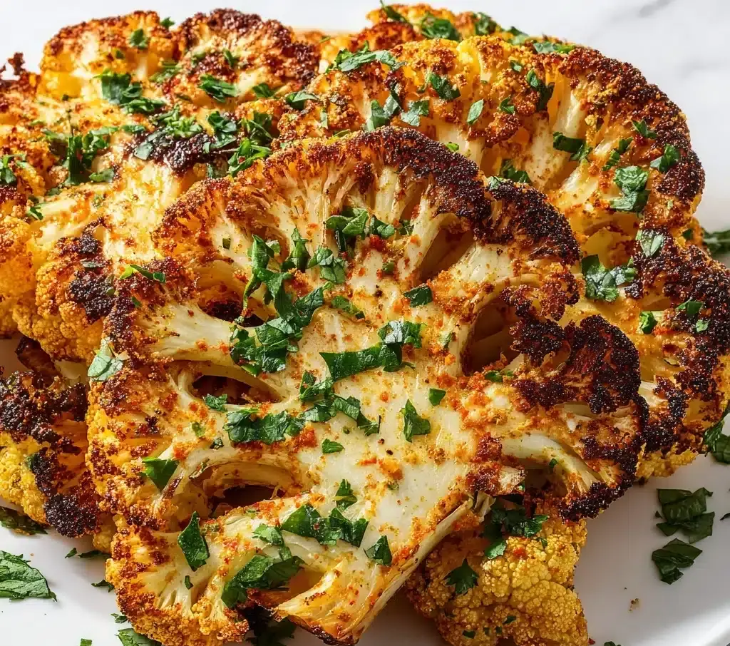 Crispy Baked Cauliflower Steaks