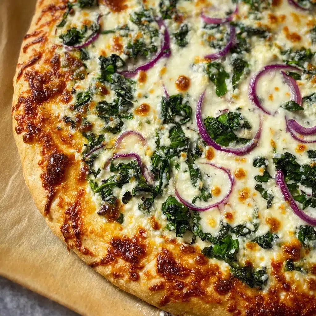 Spinach Ricotta Pizza Recipe - Recipe Image