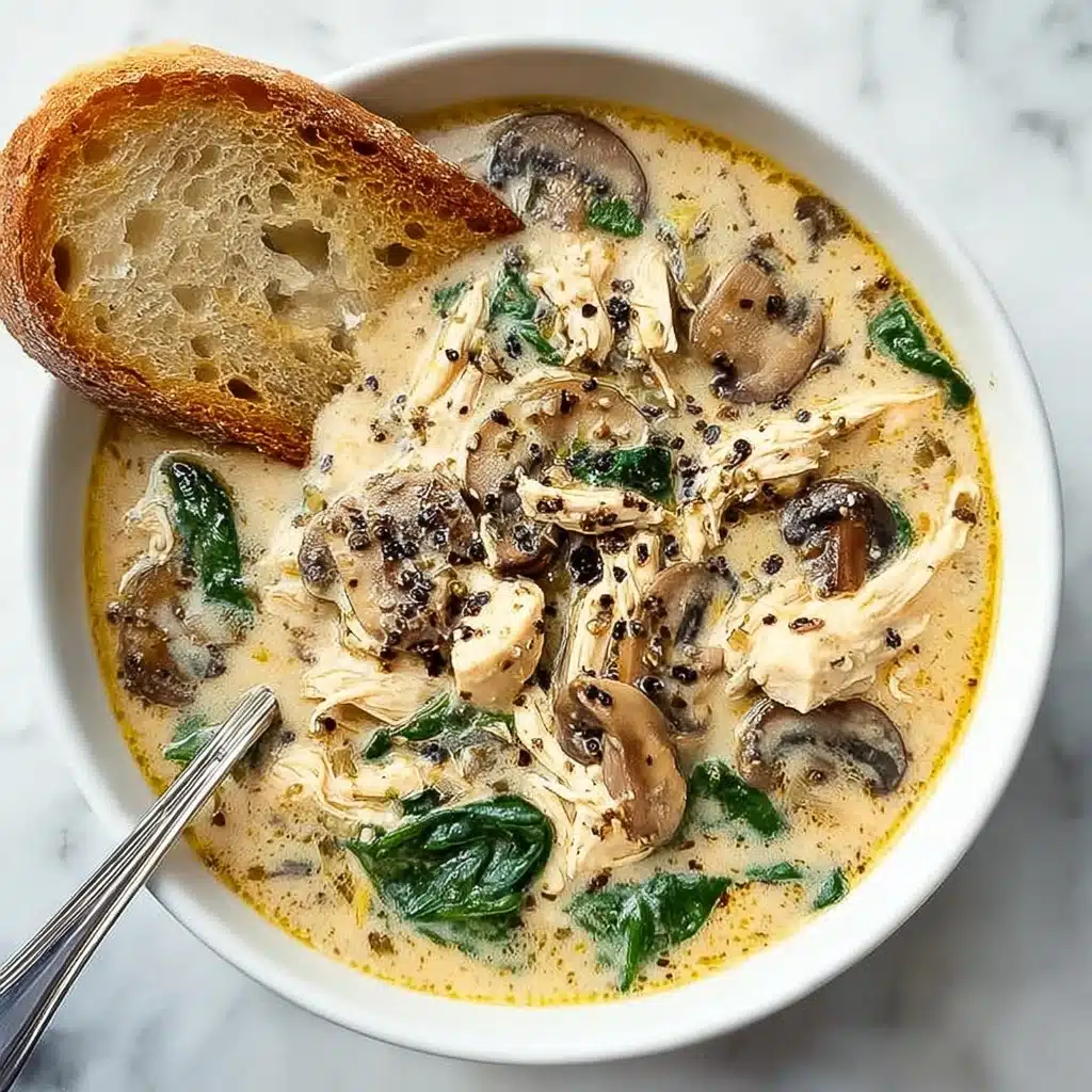 Rotisserie Chicken Mushroom Soup Recipe - Recipe Image