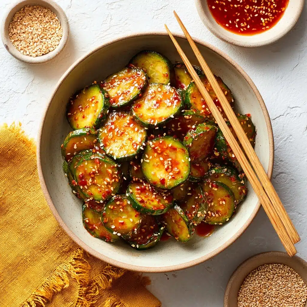 Cucumbers in Spicy Peanut Sauce
 - Recipe Image