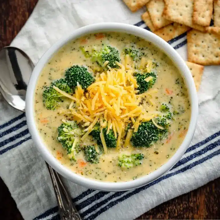 Crockpot Broccoli Cheese Soup Recipe