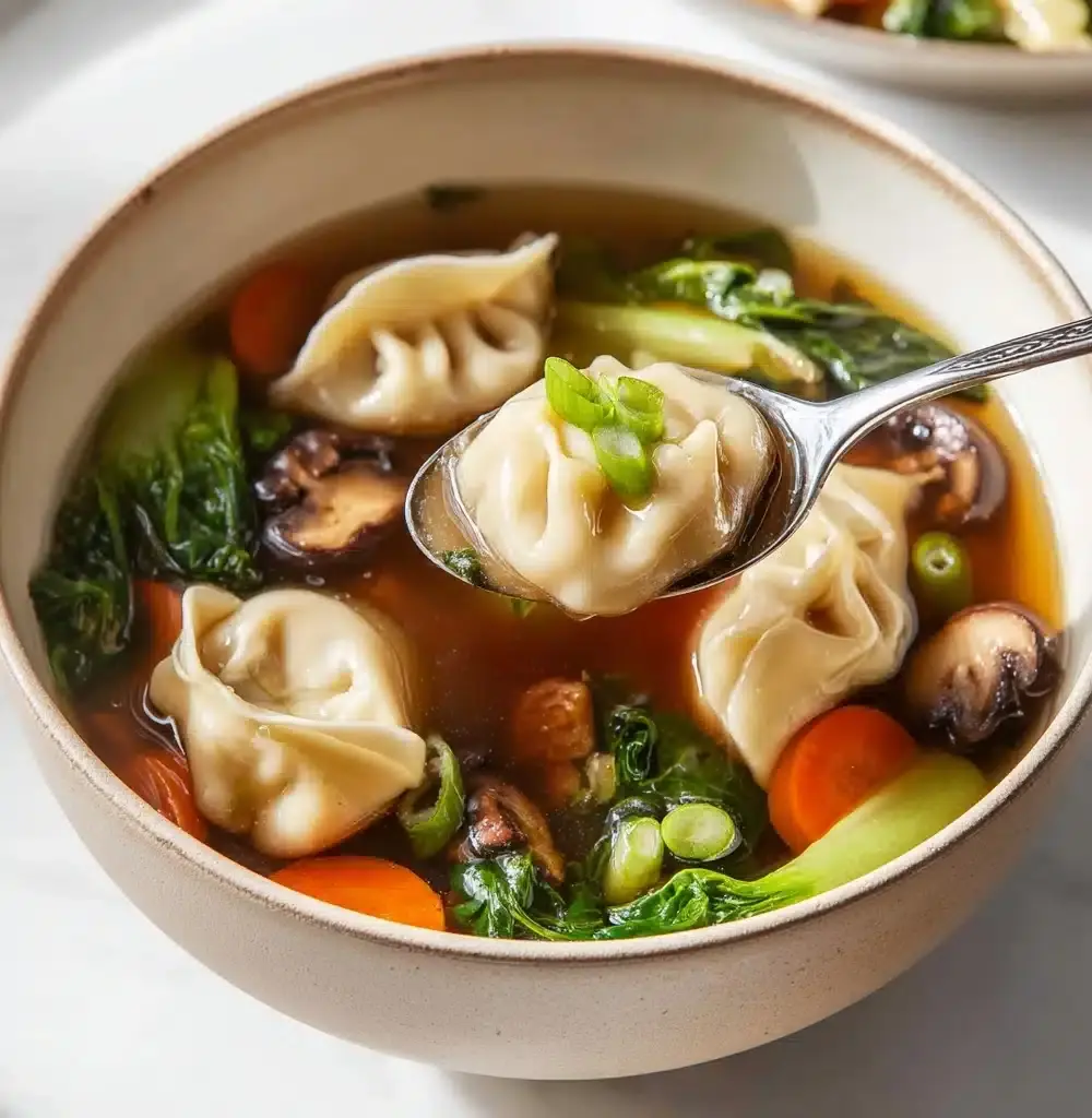 Comforting Potsticker Soup: A Delicious Hug in a Bowl Recipe
