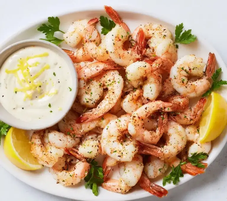 Roasted Shrimp Cocktail With Lemon-Horseradish Aioli Recipe
