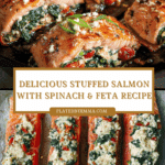 Stuffed Salmon With Spinach & Feta Recipe