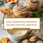 Peach Pie Cruffins Recipe