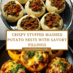 Stuffed Mashed Potato Nests Recipe