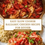 Slow Cooker Balsamic Chicken Recipe
