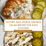Savory Dill Pickle Chicken Salad Recipe