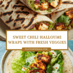 Sweet Chili Halloumi Wraps Recipe