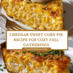 Cheddar Sweet Corn Pie Recipe