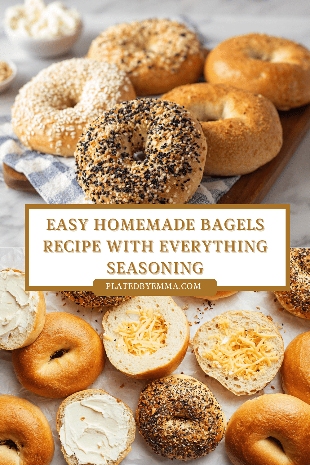 Easy Homemade Bagels Chewy Golden Fresh From Oven