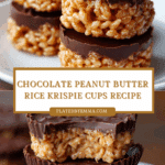 Chocolate Peanut Butter Rice Krispie Cups Recipe