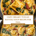 Creamy Tuscan Ravioli Soup Recipe