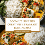 Coconut Lime Fish Curry with Jasmine Rice Recipe