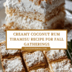 Coconut Rum (Coquito) Tiramisu Recipe