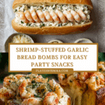 Crabby Shrimp-Stuffed Garlic Bread Bombs Recipe