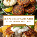 Shrimp Cakes with Lemon Aioli Recipe