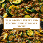 Ground Turkey and Zucchini Skillet Recipe