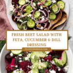 Beet Salad with Feta, Cucumbers, and Dill Recipe