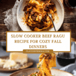 Sunday Slow Cooker Beef Ragu Recipe