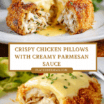 Chicken Pillows with Creamy Parmesan Sauce for Cozy Nights Recipe