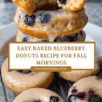 Baked Blueberry Donuts Recipe