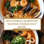 Jjamppong (Korean Seafood Noodle Soup) Recipe