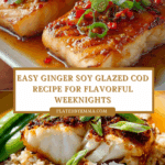 Ginger Soy Glazed Cod: A Flavorful and Healthy Seafood Dish Recipe