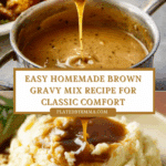 Homemade Brown Gravy Mix Recipe