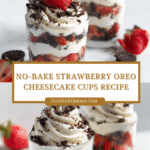 Strawberry Oreo Cheesecake Cup Recipe