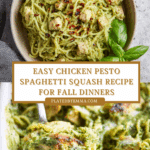Chicken Pesto Spaghetti Squash Recipe