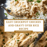 Easy Crockpot Chicken and Gravy Recipe