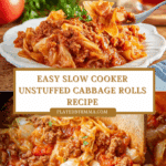 Slow Cooker Unstuffed Cabbage Rolls Recipe