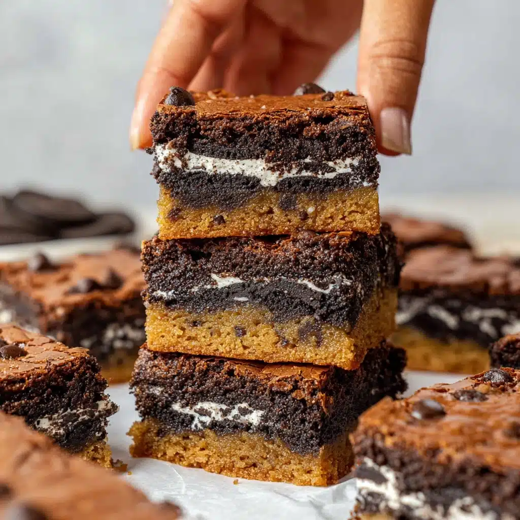 Amazing Slutty Brownies (Cookie Dough) Recipe - Recipe Image
