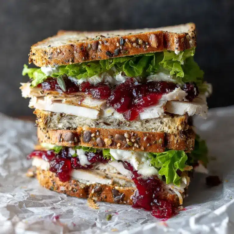 Leftover Cranberry Turkey Sandwich Recipe