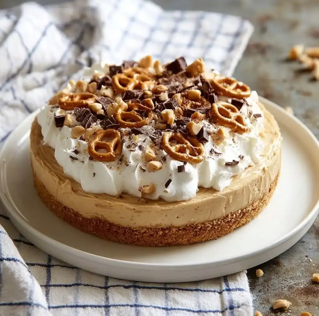 Peanut Butter Pretzel Pie