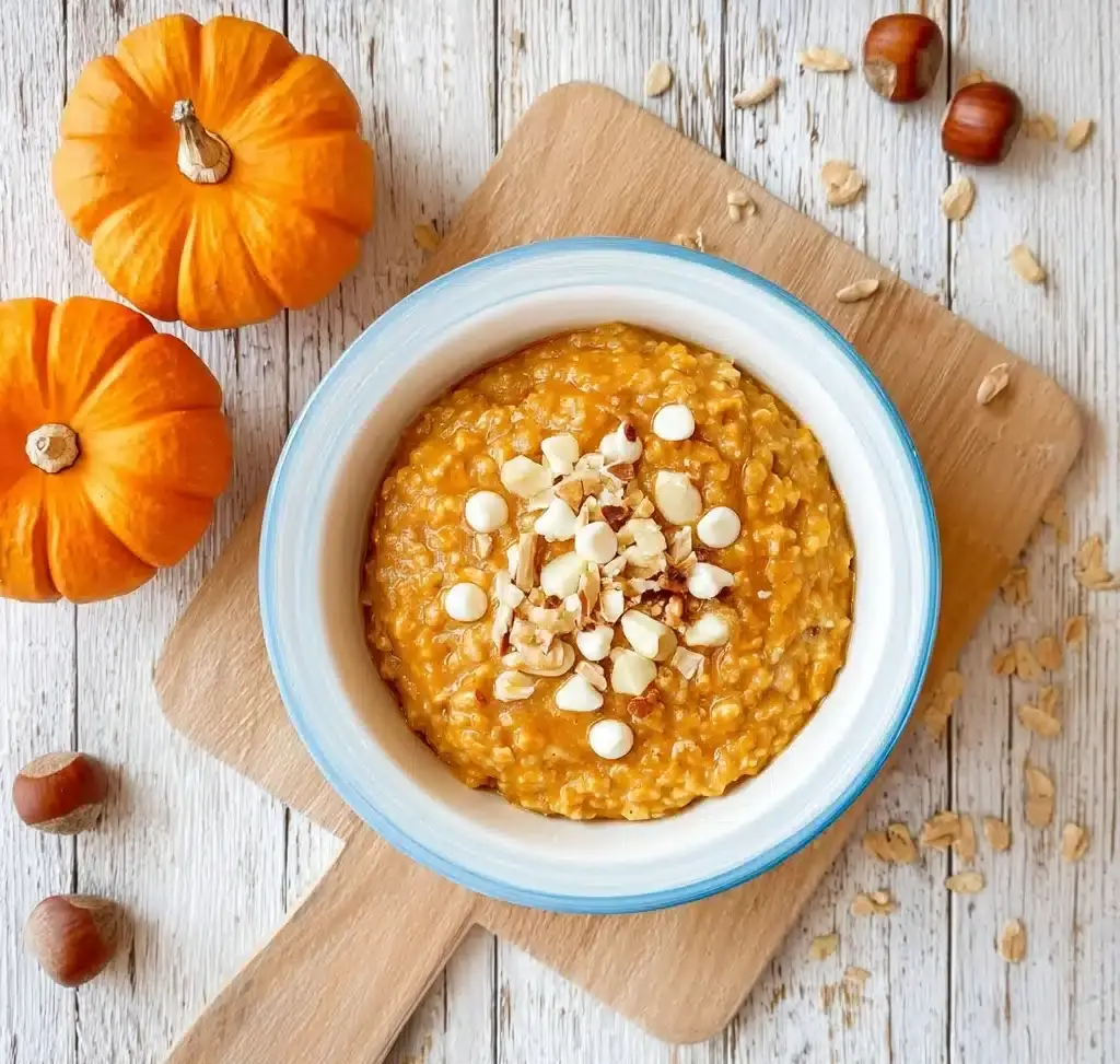 Warm Spiced Pumpkin Oatmeal Recipe