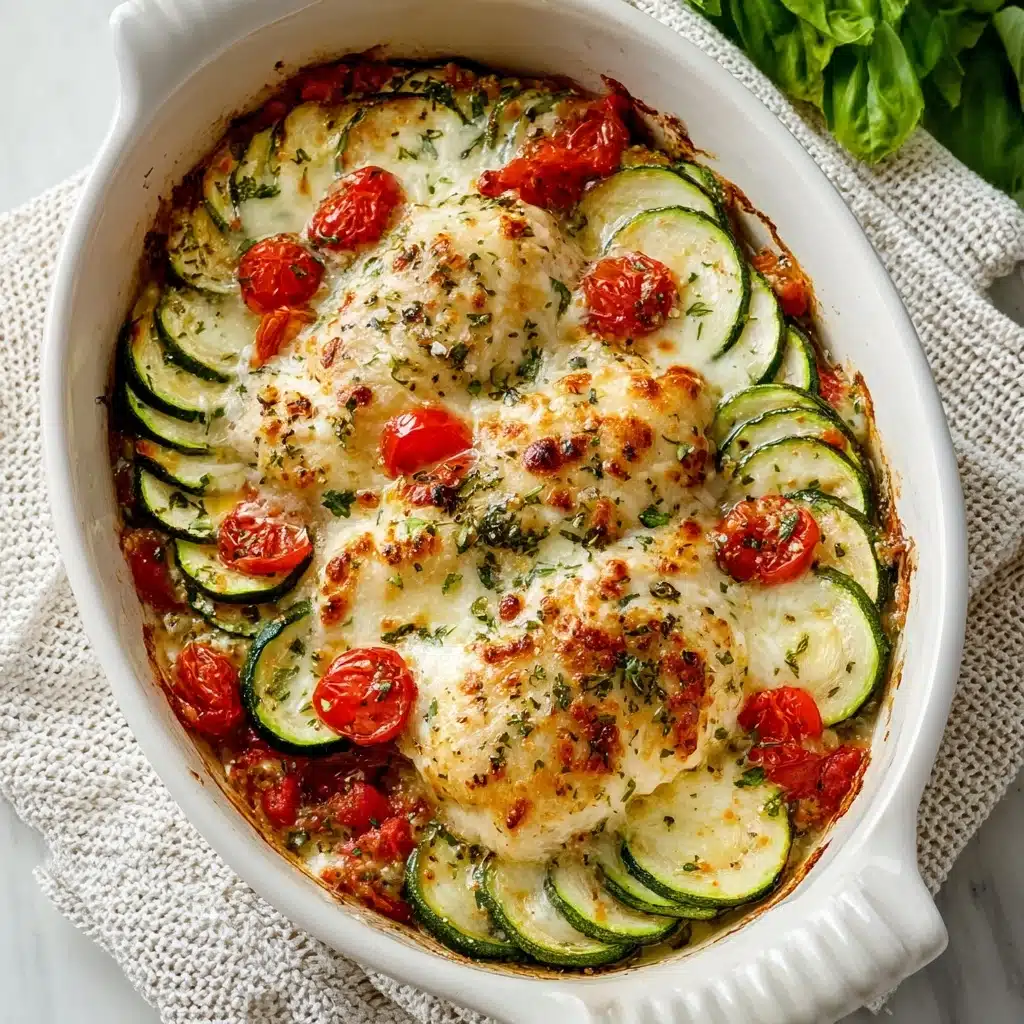 Mediterranean Chicken Zucchini Bake Recipe - Recipe Image