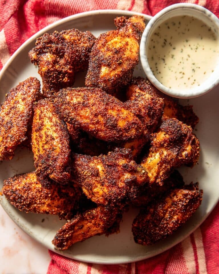 Crispy Dry Rub Chicken Wings Recipe