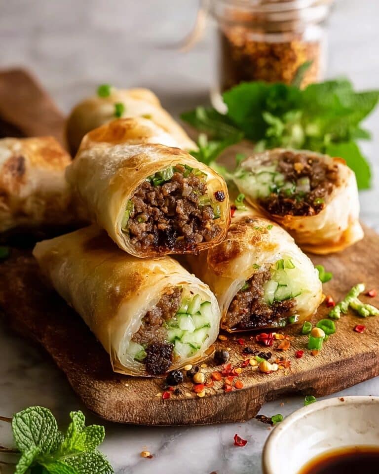 Thai Basil Beef Rolls Recipe