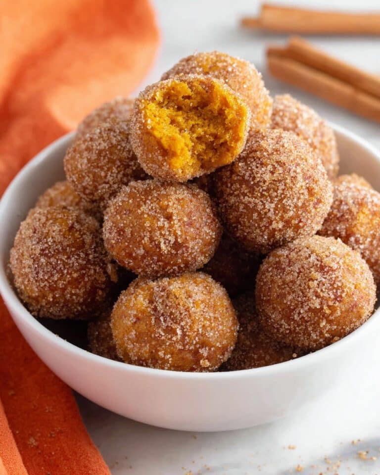 Easy Bisquick Pumpkin Donut Holes Recipe