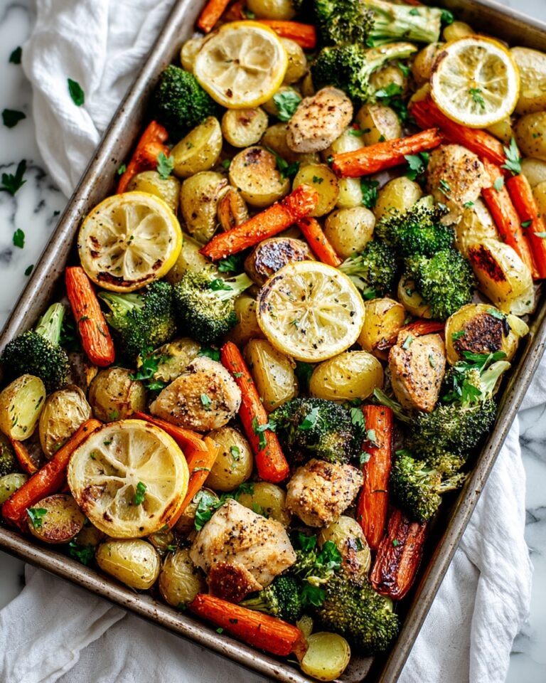 Sheet Pan Lemon Herb Chicken and Vegetables Recipe