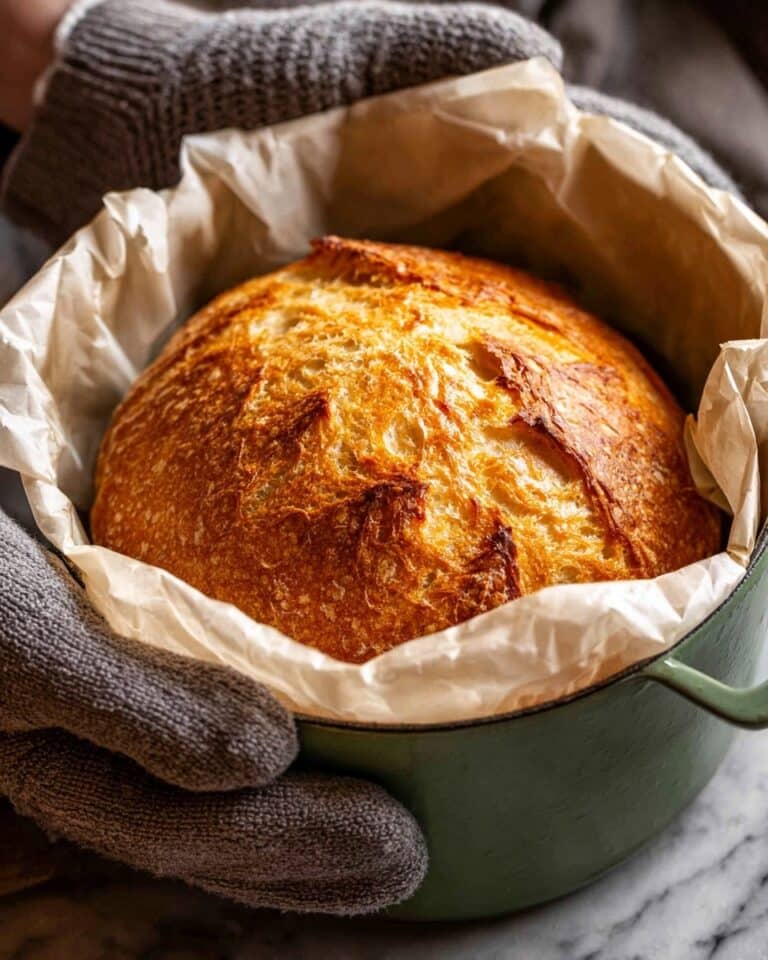 No-Knead Cheese Bread Recipe