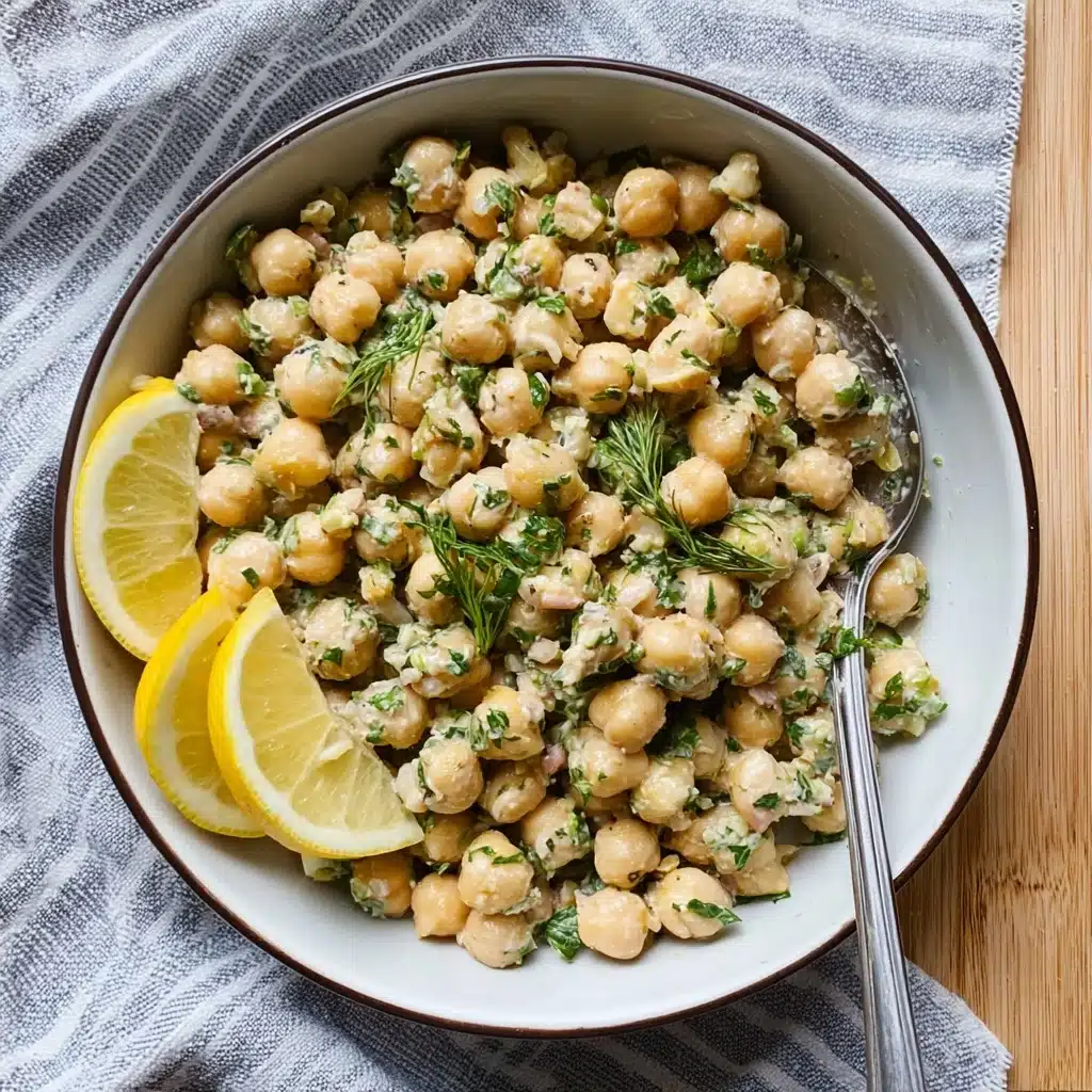 Healthy Tuna Garbanzo Bean Salad Recipe - Recipe Image