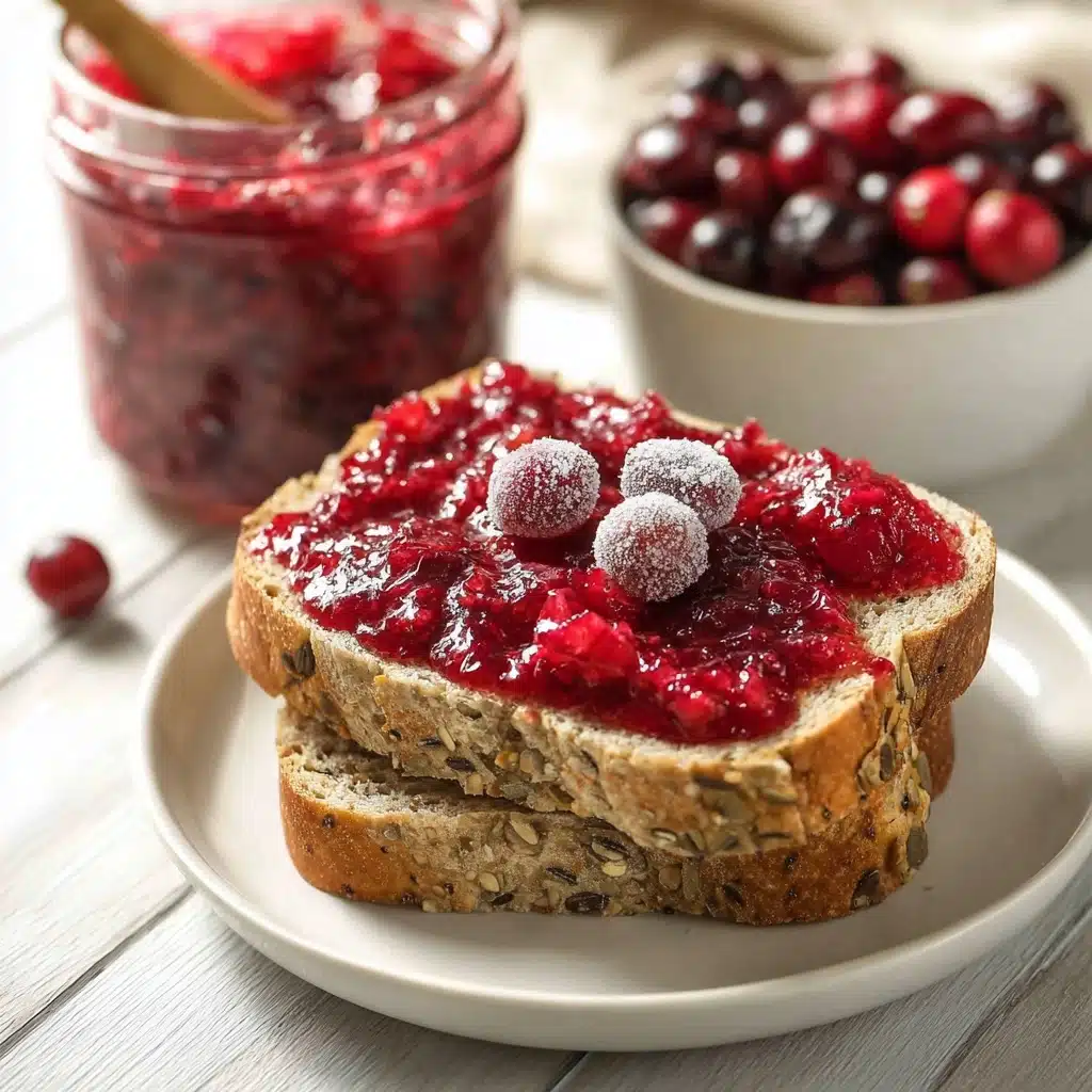 Sweet Christmas Cranberry Jam Recipe - Recipe Image