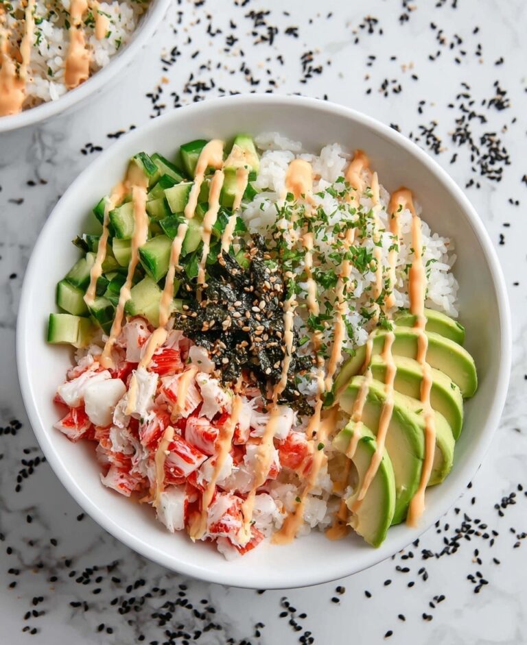 California Roll Sushi Bowls Recipe