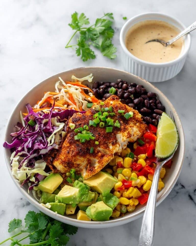 Baja Fish Taco Bowls Recipe