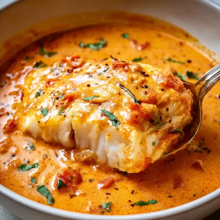 Tilapia in Roasted Pepper Sauce Recipe