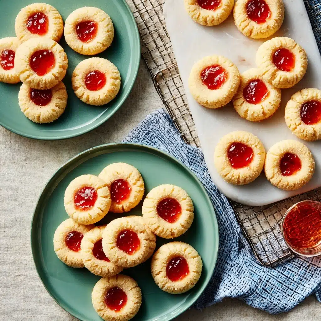 Cheesy Thumbprint Appetizers with Hot Pepper Jelly Recipe - Recipe Image