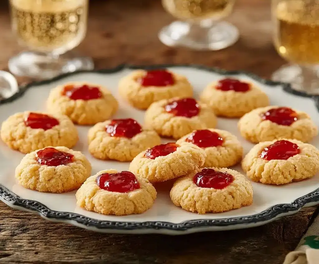 Cheesy Thumbprint Appetizers with Hot Pepper Jelly Recipe